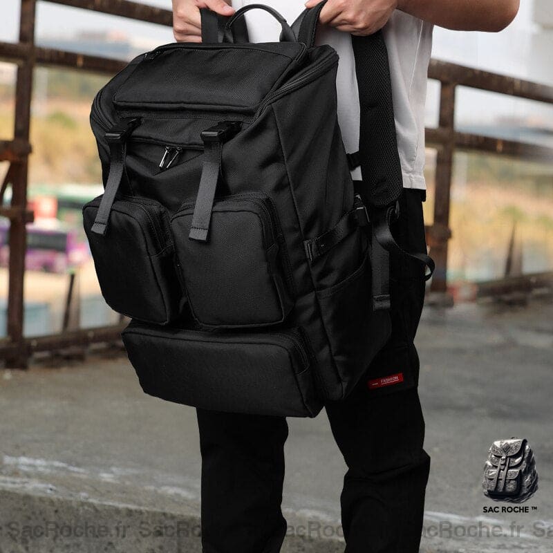 Sac À Dos Oxford Multi-Poche Homme