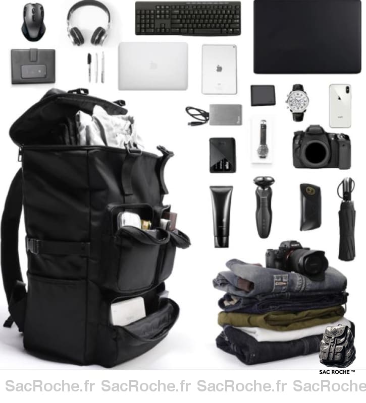 Sac À Dos Oxford Multi-Poche Homme