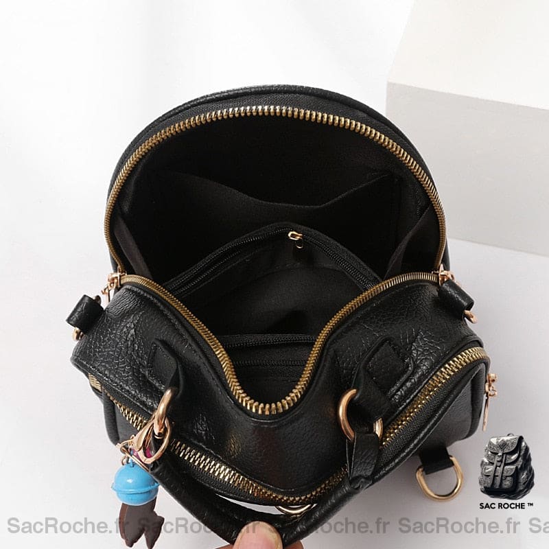 Sac À Dos Paillettes Chat Simili Cuir Enfant