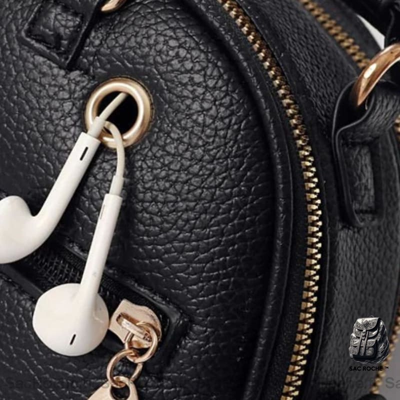 Sac À Dos Paillettes Chat Simili Cuir Enfant