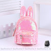 Sac à dos à paillettes avec oreilles de lapin - Rose - Sac à main Sac
