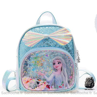 Sac à dos paillettes Reine des neiges - modèle Bleu - Sac Roche ™