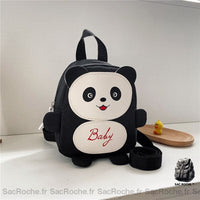 Sac à dos panda écolier - modèle Noir - Sac Roche ™