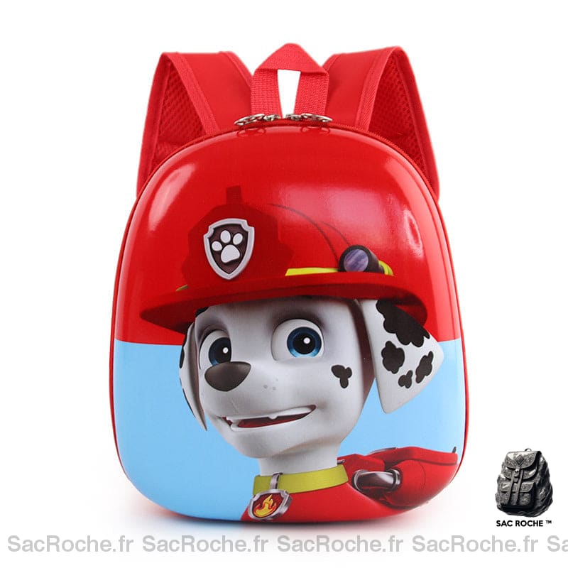Sac à dos Pat Patrouille pour filles et garçons rouges et d'autre couleurs