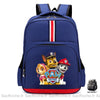 Sac à dos Pat Patrouille en plastique de qualité bleu avec un fond blanc