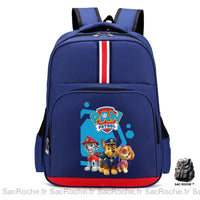 Sac à dos Pat Patrouille rayure trendy - modèle Bleu / S - Sac Roche ™