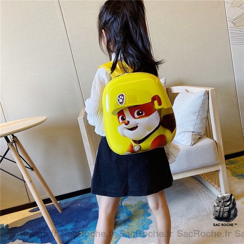 Sac À Dos Pat Patrouille Rose/Jaune Enfant