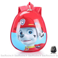 Sac à dos Pat’patrouille coque rigide - modèle Rouge - Sac Roche ™