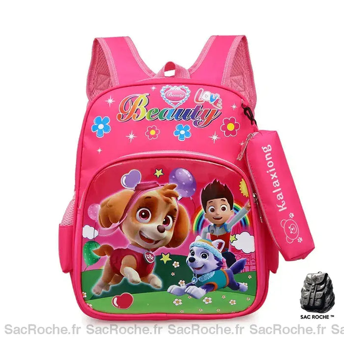 Sac à dos pat'patrouille beauty rose -