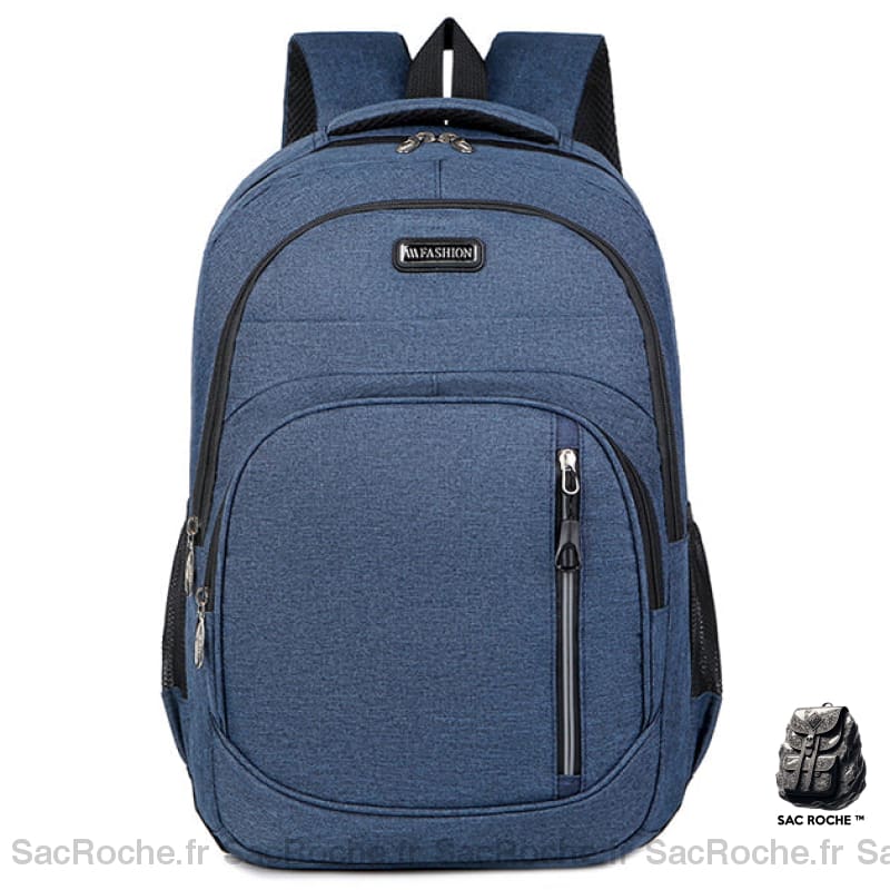 Sac À Dos Pc Grande Capacité Bleu Sac A Dos Ordinateur