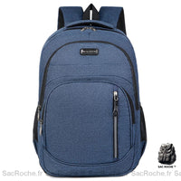 Sac à Dos PC Grande Capacité - modèle Bleu - Sac Roche ™