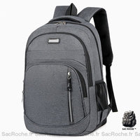 Sac À Dos Pc Grande Capacité Gris Sac A Dos Ordinateur