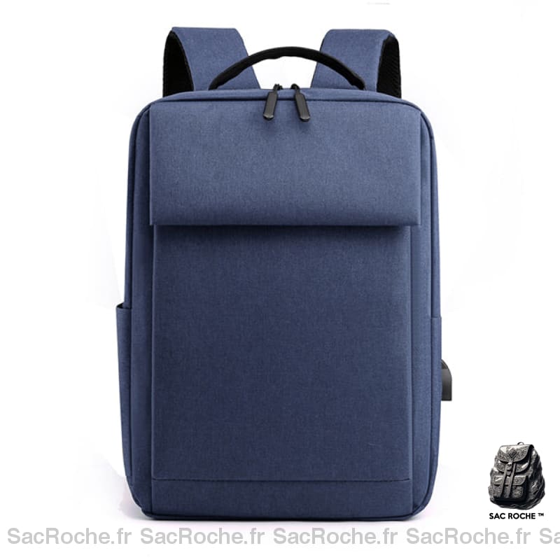 Sac À Dos Pc Portable Avec Chargeur Usb Bleu Sac A Dos Ordinateur