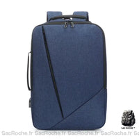 Sac à dos PC portable - modèle Bleu - Sac Roche ™