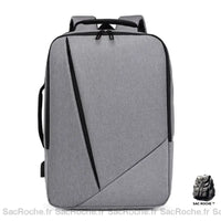 Sac À Dos Pc Portable Gris Sac Ordinateur