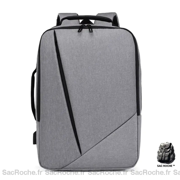 Sac À Dos Pc Portable Gris Sac Ordinateur