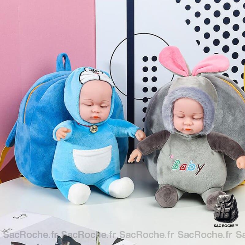 Sac À Dos Peluche 3D Bébé Enfant