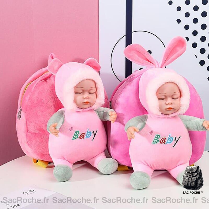 Sac À Dos Peluche 3D Bébé Enfant