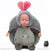 Sac à dos peluche 3D bébé - modèle Gris - Sac Roche ™