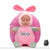 Sac à dos peluche 3D bébé - modèle Rose - Sac Roche ™