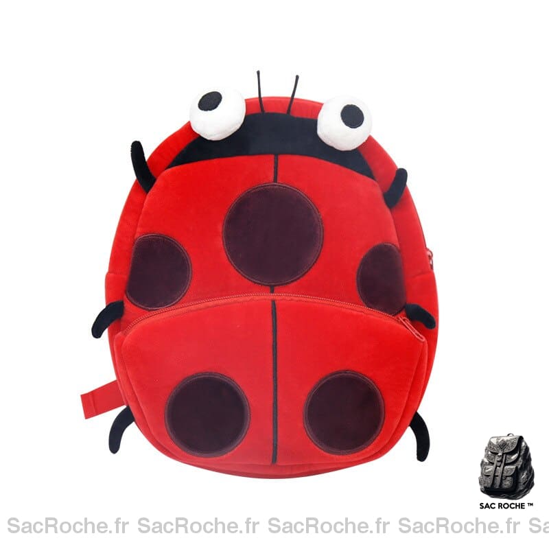 Sac à dos animaux en peluche - Rouge - Sac à dos pour enfants Sac à dos scolaire
