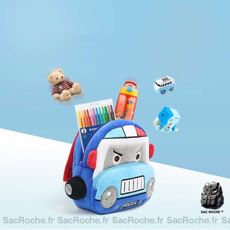 Sac À Dos Peluche Camion Incendie Enfant