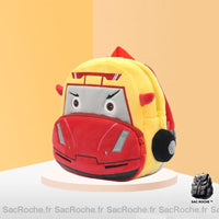 Sac à dos peluche camion incendie - modèle Orange - Sac Roche ™