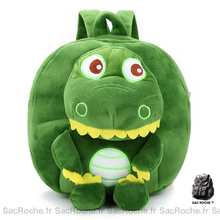 Sac À Dos Peluche Dinosaure - Maternelle Unisexe Vert Sacs Scolaire