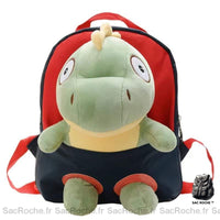 Sac à dos peluche dinosaure noir - Sac Roche ™