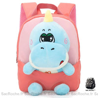 Sac à dos peluche dinosaure orange enfant - Sac Roche ™