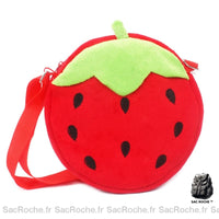 Sac à dos peluche fraise enfant - modèle Rouge - Sac Roche ™