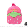 Sac À Dos Peluche Fraise Rose/Rouge Enfant