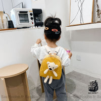 Sac À Dos Peluche Ours Mini Enfant