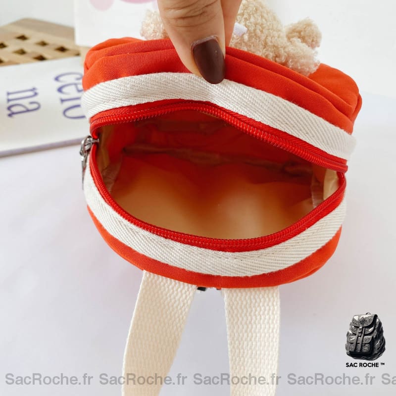 Sac À Dos Peluche Ours Mini Enfant