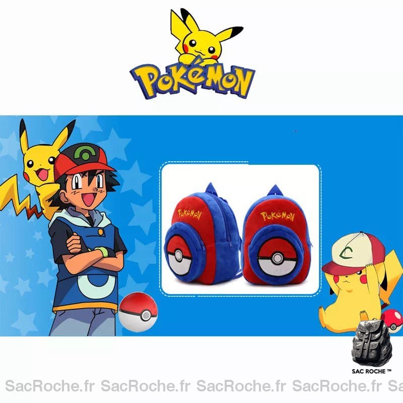 Sac À Dos Peluche Pokéball Enfant