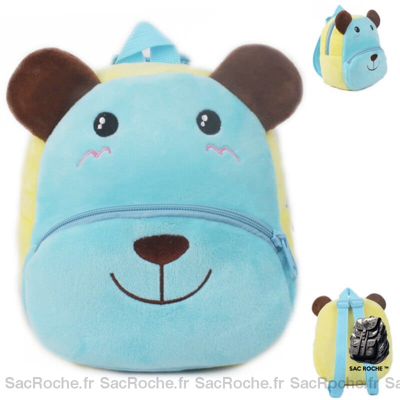 Sac à dos peluche animal pour bébé - Bleu - Sac à dos pour enfants Sac à dos scolaire
