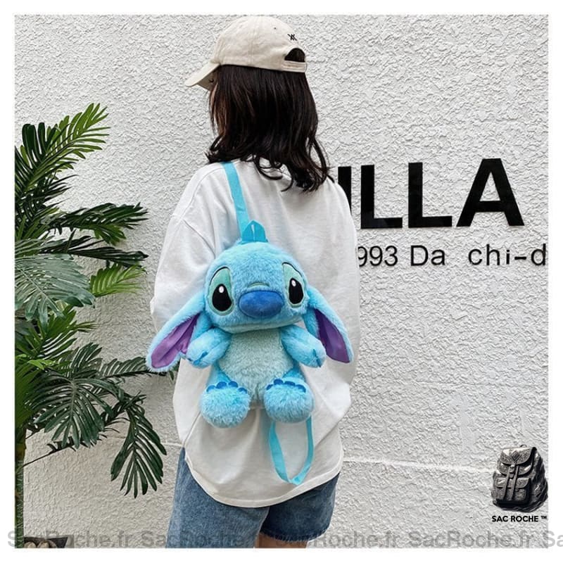 Sac À Dos Peluche Stitch Enfant