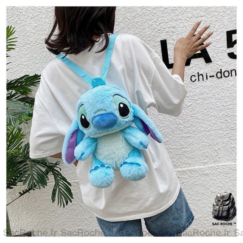 Sac à dos peluche Stitch pour enfants - Point Poupée en peluche Stitch New Store de Disney