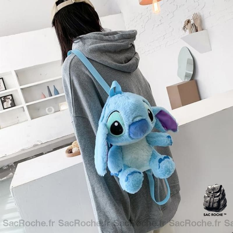 Sac À Dos Peluche Stitch Enfant