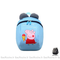 Sac à dos Peppa Pig enfant - modèle Bleu - Sac Roche ™