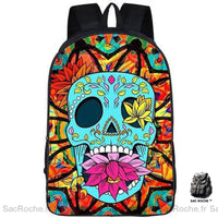 Sac à Dos Personnalisé - Crane Mexicain - Sac Roche ™
