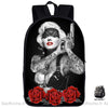 Sac À Dos Personnalisé Marilyn Monroe Noir Sacs Dos Personnalisés
