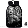 Sac À Dos Personnalisé Marilyn Monroe Noir Sacs Dos Personnalisés