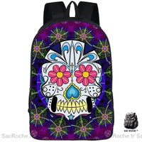 Sac à dos personnalisé style mexicain - modèle Blanc - Sac Roche ™