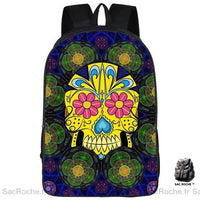 Sac à dos personnalisé style mexicain - modèle Jaune - Sac Roche ™