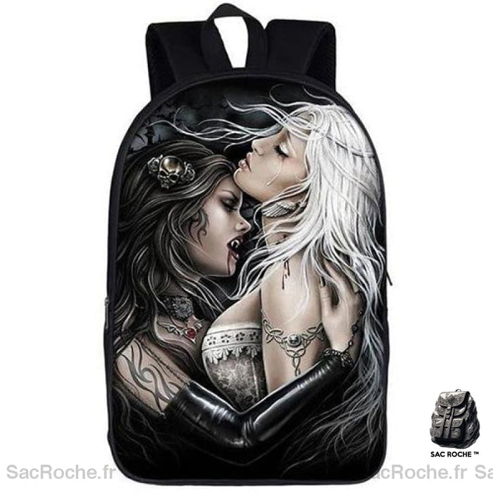 Sac À Dos Personnalisé Vampire Charnel Noir Sacs Dos Personnalisés