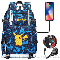 Sac À Dos Pikachu Usb Enfant