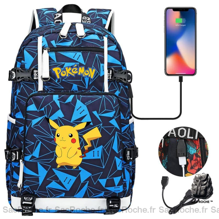 Sac À Dos Pikachu Usb Enfant