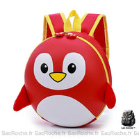 Sac à dos Pingouin enfant rigide - modèle Rouge - Sac Roche ™