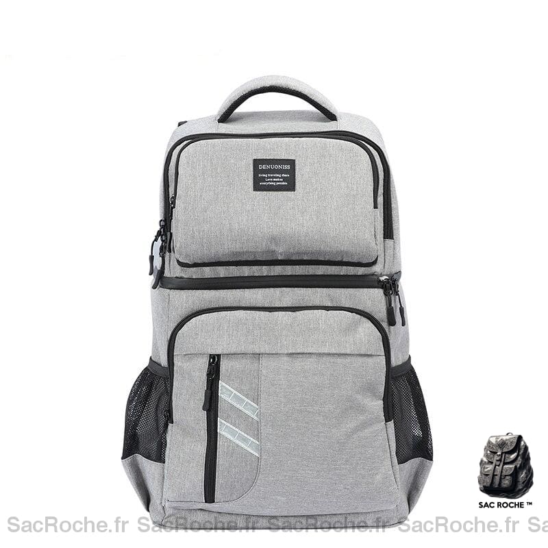 Sac à dos isotherme pour pique-nique - Gris - Sac à dos Sac